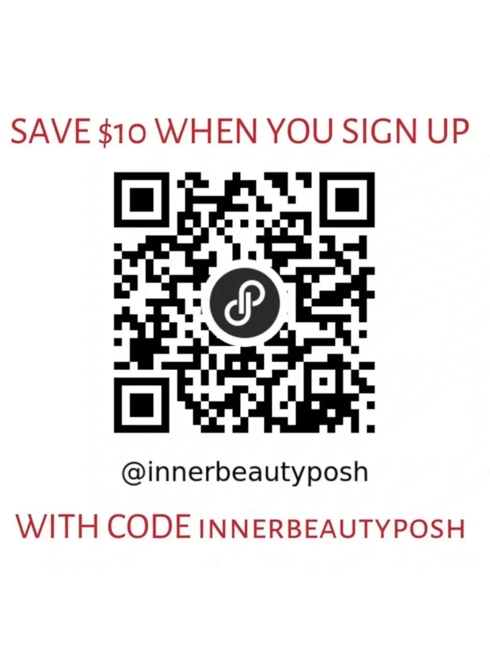 SAVE $10 WHEN YOU SIGN UP FOR POSHMARK USING MY CODE: INNERBEAUTYPOSH